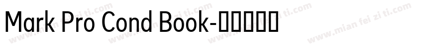 Mark Pro Cond Book字体转换